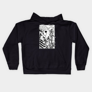 Morbid Curiosity (white) Kids Hoodie